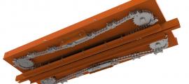 550M overhead chain conveyor